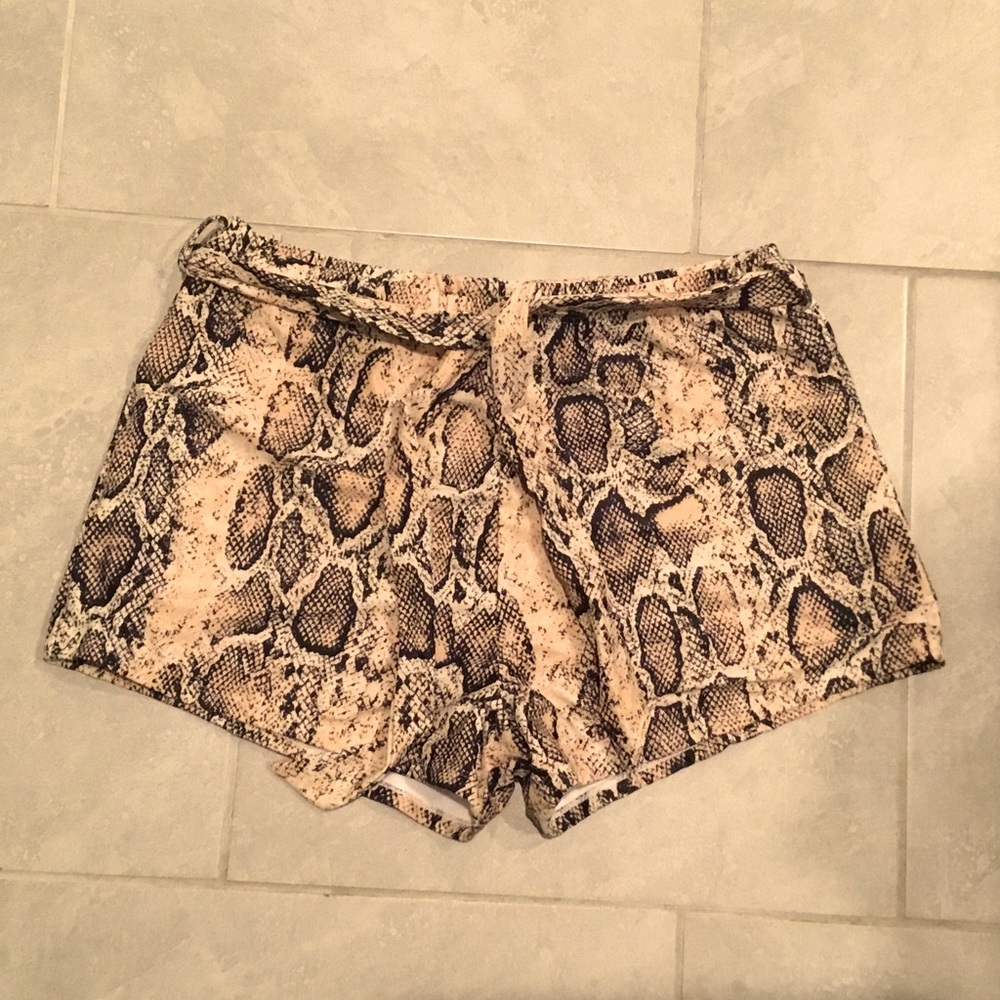 Shein Snake Print Shorts